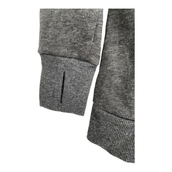 NEW Bebe Sport Women's Sweatshirt Logo Marbled‎ Gray Size Medium M - Picture 6 of 10